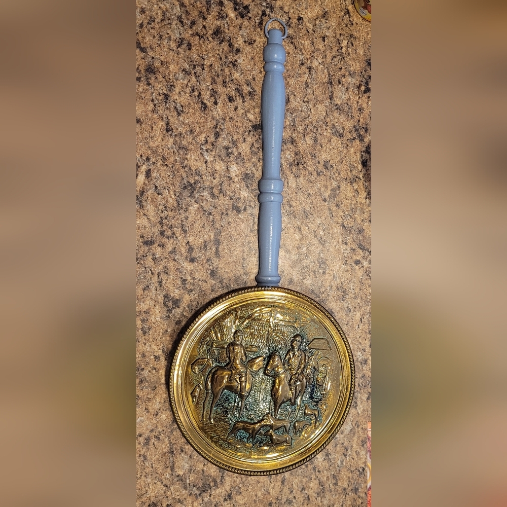 Vintage, vintage home decor, antique, bed warmer, wall pocket decor, primitive